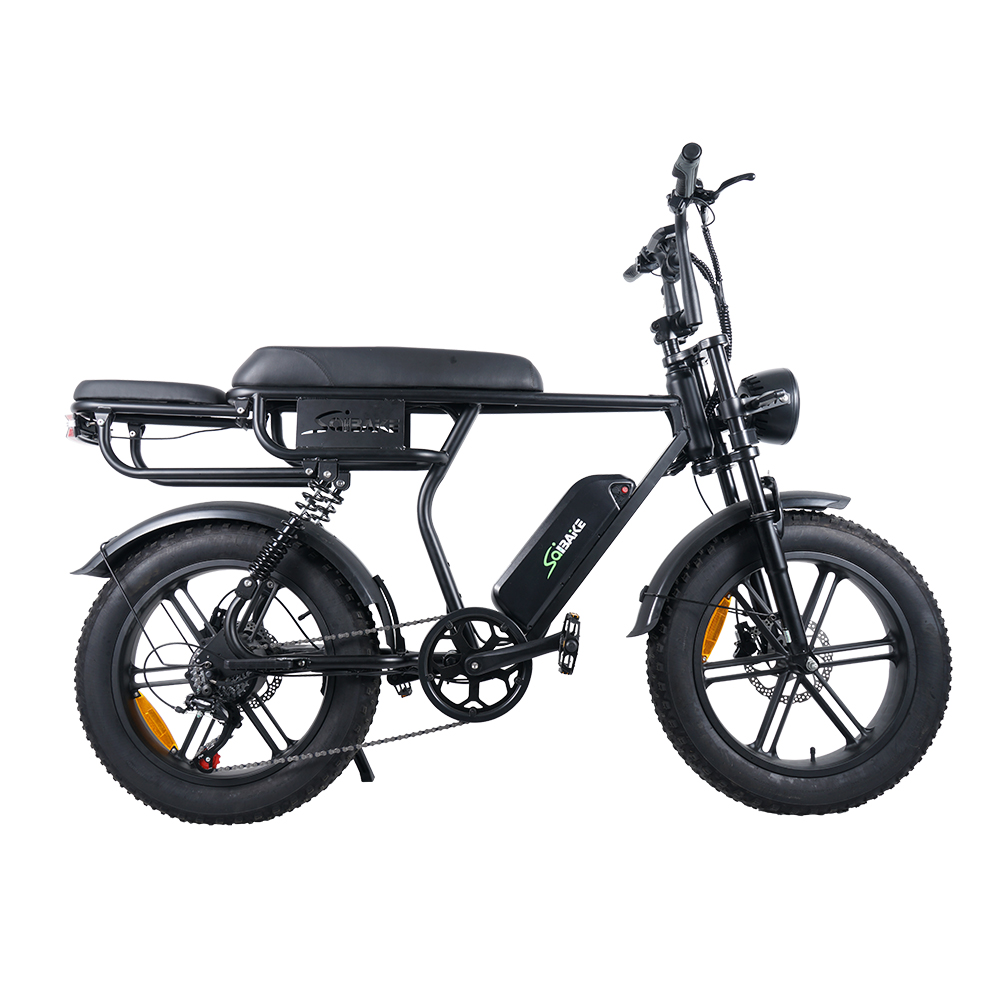 Bicicleta eléctrica V20 Pro negra