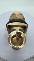 DZR Pitless 1 pouce FNPT X 1 pouce Adaptateur pour pompe à eau submersible sans plomb en laiton forgé FNPT