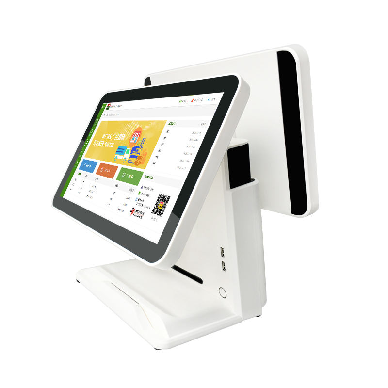 H2156A All in One POS System 15.6 Inch Dual Touch Screen Cash Register ...