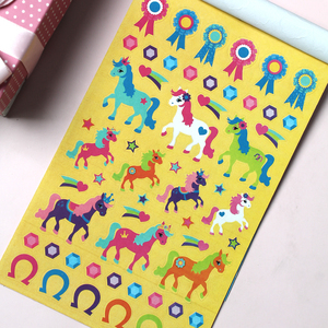 <span class=keywords><strong>Livre</strong></span> d'autocollants licorne super mignon en gros, 268 autocollants pour enfants, idéal pour la papeterie décorative - Product Image 5