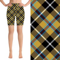 92% Polyester 8% Spandex Tissu Personnalisé Serpent Léopard Imprimé Taille Haute Vélo Shorts pour Femmes