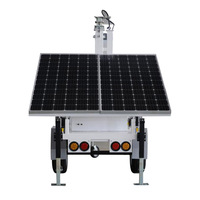 Einfach zu Installierender Solar-Anhänger Industriestandardmäßiger Mobiler Solarstrom-Anhänger für Sicherheit