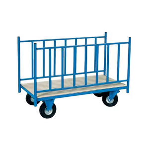 Customized Steel Storage Wheelbarrow Factory Warehousing Storage Mobile Wheeler 200 Kgs Turnover Cart Cage - Product Image 3