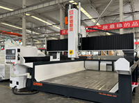 Meilleur prix, machine de sculpture sur bois CNC 5 axes, commande PLC, moteur servo, routeur de fraisage 3D pour PVC, contreplaqué, MDF, mousse, fabrication de moules