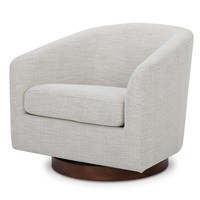 Fauteuils pivotants d'appoint en velours rond modernes en gros pour salon, chambre à coucher ou hôtel pour un usage en appartement