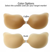 Soutien-gorge invisible en silicone adhésif imperméable OEM/ODM, réutilisable, sans couture, push-up pour femmes, et cache-tétons personnalisés