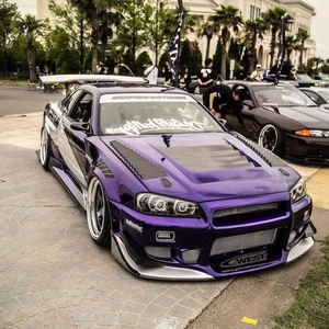 Para Nissan R33: Guardabarros Delantero, Panel de Instrumentos GTS/GTR <span class=keywords><strong>TR</strong></span>, Alerón Trasero, Panel de Refuerzo de Altura, Panel de Enfriamiento para JDM Skyline R33 GT-R - Product Image 1