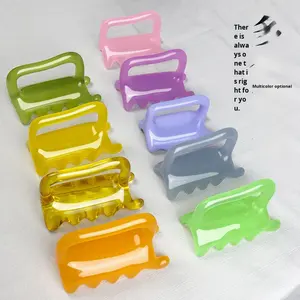 Masseur à double poussée en résine pour le déblocage des méridiens de la vessie, de la colonne <span class=keywords><strong>vert</strong></span>ébrale, des points d'acupuncture des épaules et du dos, outil de massage par grattage, rouleau de massage en jade - Product Image 4