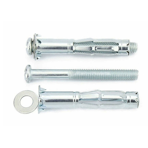Vis d'ancrage pour plafond, briques creuses, plaques de plâtre M4 M5 M6 M8 Longueur 20 à 80 mm Acier galvanisé zingué - Product Image 2