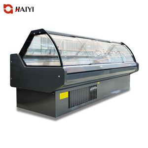 Gewerblicher Fleischkühler Ausstellungskühlschrank Fleisch-Präsentationskühlschrank Supermarkt-Vitrine für Fleisch - Product Image 1