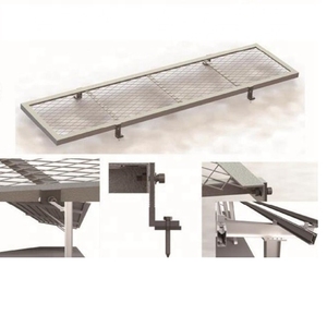 Grilles de passerelle solaires galvanisées pour toiture, en métal expansé, pour passerelle de sécurité, grilles en acier, marque Sunrack, garantie de 2 ans, pente jusqu'à 60 degrés - Product Image 5