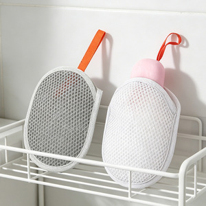 Sandwich soap <b>bag</b>, foaming <b>net</b>, foaming mesh cloth, laundry soap <b>bag</b>, bath towel mesh <b>bag</b>, mesh for crushed soap - Product Image 1