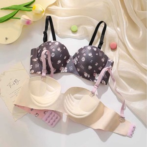 Nouveau <span class=keywords><strong>soutien</strong></span>-<span class=keywords><strong>gorge</strong></span> sans armatures en nylon sexy à imprimé dessin animé mignon, pour petites poitrines, style japonais, pour étudiantes - Product Image 3