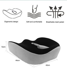 Ergonomic Design Popular Memory Foam Seat Cushion Wedge Cushion Tailbone Cushion for Bus Driving - Product Image 5