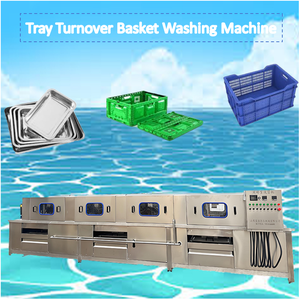 Multifunctional Customized Commercial Turnover Basket Washing Machine Trash <b>Bin</b> <b>Cleaner</b> Machine with Low Price - Product Image 5