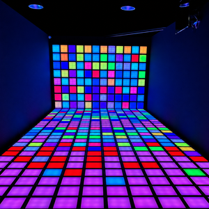 Juego Interactivo de Baile con Piso LED Activado, <span class=keywords><strong>Escape</strong></span> <span class=keywords><strong>Room</strong></span> de Team Building, Super Grid Pixel de 30x30cm, La Sala de Juegos Es Lava - Product Image 2