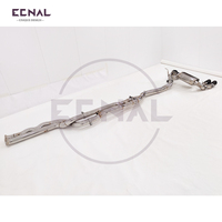 Sistema de Escape Valvetronic Ecnal para BMW F80 F82 M3 M4 S55 3.0T 2014-2020, Tubo de Escape de Acero Inoxidable con Válvula de Escape de un Solo Tubo Trenzado