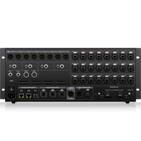 Console de mixage numérique WING RACK, montage en rack, 48 canaux, 28 bus, mixeur numérique stéréo complet avec 24 préamplis PRO, 8 sorties PRO