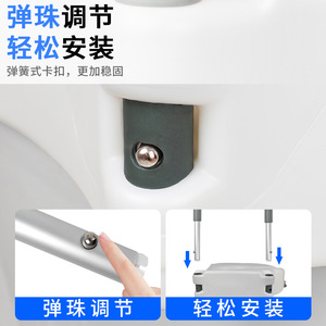 Pulse Health Toilet Riser 46cm Wide With Handles For Elderly Pregnant Postpartum Users - Product Image 4