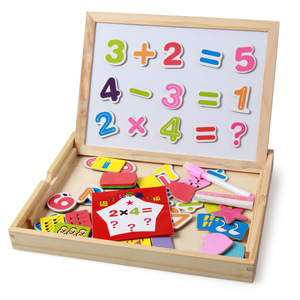 Tavolo da disegno magnetico per bambini Puzzle 3D giocattoli educativi in legno per bambini - Product Image 5