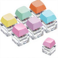 Pendentif ASMR en plastique à bouton pressable, jouet anti-stress, porte-clés mécanique à clic, jouet de décompression pour clavier, cadeau anti-stress