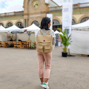 Mochila de Rafia para Mujer, Diseño Cuadrado Informal, Correa de Hombro Desmontable, Gran Capacidad, Cierre Interior con Cremallera, Ligera - Product Image 4