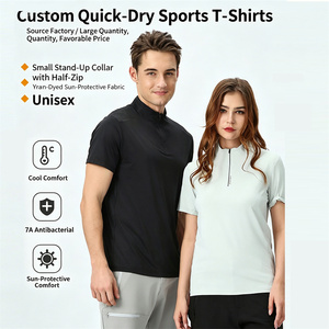 Camiseta Deportiva <span class=keywords><strong>de</strong></span> Manga Corta Transpirable <span class=keywords><strong>de</strong></span> Poliéster <span class=keywords><strong>de</strong></span> Secado Rápido con Logotipo Personalizado para Pickleball, Uniforme <span class=keywords><strong>de</strong></span> Equipo para Hombres y Mujeres - Product Image 2
