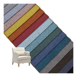 Высокое качество Новый дизайн тканая обивочная ткань льняная 100% полиэфирная ткань для дивана