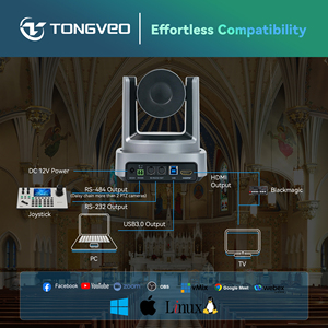 <span class=keywords><strong>NOUVELLE</strong></span> CAMÉRA 2026 10X USB HDMI AI 4K 30FPS PLUG and PLAY PTZ pour <span class=keywords><strong>ZOOM</strong></span>, RÉUNIONS - Product Image 5