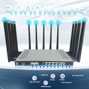 Openwrt wifi6 cổng Gigabit mt7981b Chipset 600Mbps 2.4G 2400Mbps 5G LTE Router không dây với khe cắm thẻ Sim kép - Product Image 6