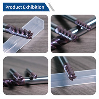 Alat Pemotong Presisi Tinggi Berkualitas Tinggi dari Produsen, End Mill Karbida, Mata Bor CNC, Pemotong Milling untuk Logam dan Kayu, OEM