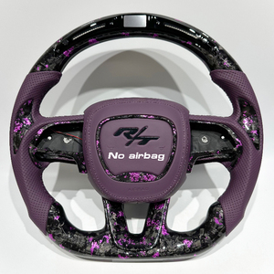 Volante Sportivo in Fibra di Carbonio Forgiata Viola per Dodge Challenger Charger RT Durango SRT Personalizzabile - Product Image 1