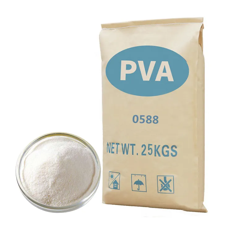 Alcool polyvinylique de haute qualité à bas prix Poudre d'alcool polyvinylique Poudre PVA Colle PVA utilisée dans les bâtiments industriels