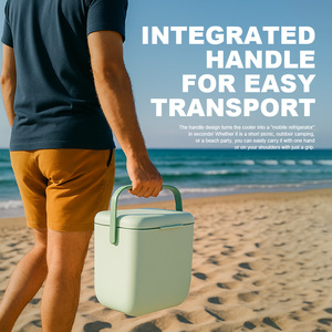 <span class=keywords><strong>2025</strong></span> Mới Nhất Thời Trang Cứng Túi Lạnh Hộp Mát Mẻ Ấm Xách Tay Chất Lượng Cao Câu Cá Ngoài Trời Khối Lượng Lớn Tùy Chỉnh Đảng - Product Image 5