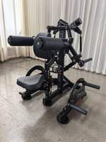Machine Iso-Latérale de Levée Latérale Assise à Charge de Plaques, pour Épaules, Réglable, Commerciale, Robuste, pour Musculation en Salle de Sport