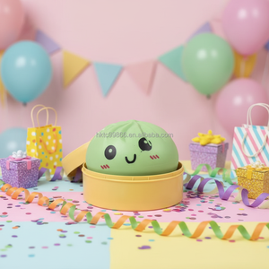 BOTU Colorful Dumpling Squishy Stress <b>Balls</b> TPR Reusable Slow Rebound Stress Relief Soft <b>Squeeze</b> Funny Chinese Ramadan Christmas - Product Image 4