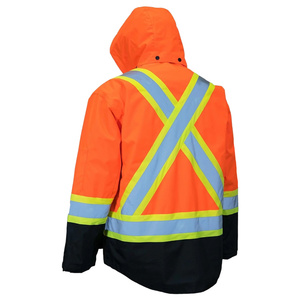 Factory Supply Enchanced Jacket Waterproof Safety Custom Winter <b>Construction</b> <b>Work</b> <b>Clothes</b> for Men - Product Image 3