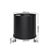 4 ~ 20mA capteur de pluie ABS RS485 SDI-12 impulsion Polycarbonate basculement seau capteur de jauge de pluie pluie dispositif de mesure mètre pour IOT