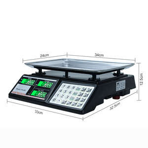 고정밀 30kg 40kg 디지털 계량 저울 LCD LED 디스플레이 공장 직송 전자저울 - Product Image 6