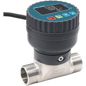 Débitmètre numérique CNYJSOZNO en acier inoxydable, fileté 1/2 pouce, capteur de liquide d'eau IP65, affichage électronique haute précision - Product Image 1