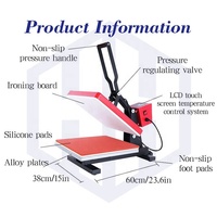 Presse à Chaud à Sublimation Haute Pression à Plat pour Impression Numérique de T-shirts et Sacs Grand Format – Neuve, Vente Directe Usine