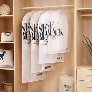 Vêtements sac anti-poussière couverture de robe durable pour ménage réutilisable doudoune housse de rangement de vêtements sac de robe couverture - Product Image 4