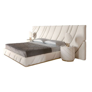 Italiano ultima camera da <span class=keywords><strong>letto</strong></span> di lusso mobili grande <span class=keywords><strong>testata</strong></span> king Size <span class=keywords><strong>tessuto</strong></span> moderno imbottito <span class=keywords><strong>letto</strong></span> <span class=keywords><strong>matrimoniale</strong></span> - Product Image 4