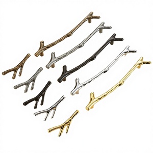 Poignées Créatives Multicolores en Zinc Style Vintage Européen/Chinois, Minimalistes et Modernes, pour Tiroirs, Armoires et Meubles - Product Image 3