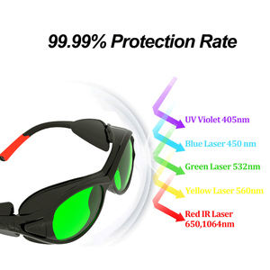 200nm-2000nm OD7 CE EN207 lunettes de soudage de coupe de fibre protection des yeux lunettes de protection Ipl épilation lunettes de sécurité laser