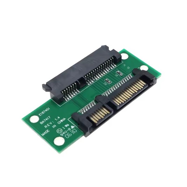 High Quality SATA 22P Adapter 3.5" & 2.5" SATA 22Pin 7+15 Male to SATA 22P Female Portable Hard Drive Extension Adapter PCB