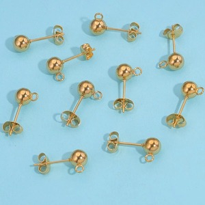 Aiguille à perles ronde en acier inoxydable, aiguille à perles suspendues, cercle d'arc de soudure, accessoires de bijoux DIY parallèles - Product Image 3