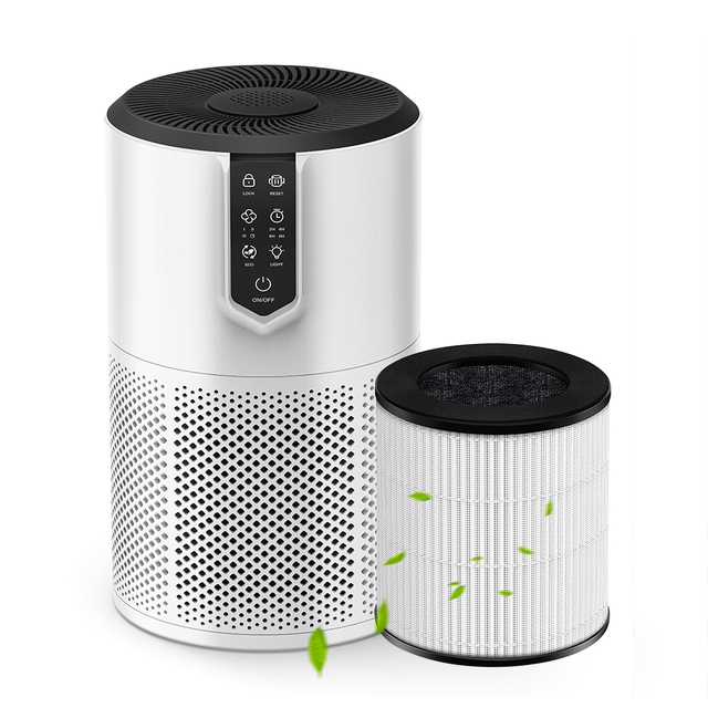 Wholesale Portable Household Air Purifier Hepa Filter Electric Purifying System for Home Installation Desktop Made Plastic