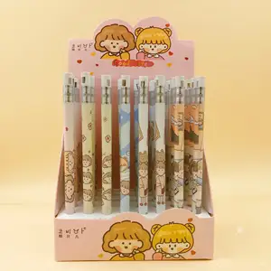 한국 만화 연필 어린 소녀 만화 선명하게 자동 연필 만화 프레스 연필