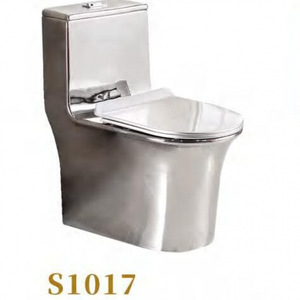 Inodoro Dorado de Una Pieza con Descarga Ciclónica 1.0-1.28 GPF, Montaje en Suelo, S-trap, Ecológico G1016 - Product Image 2